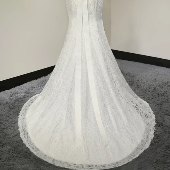 TODAY SALE ❤️LINED MERMAID WEDDING DRESS - Picture 5 of 8
